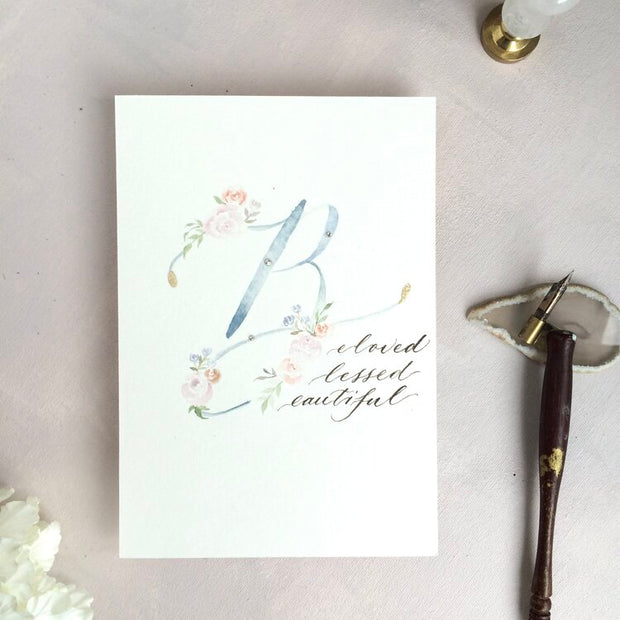 The Garden of Letters: A Watercolour Floral Lettering Class